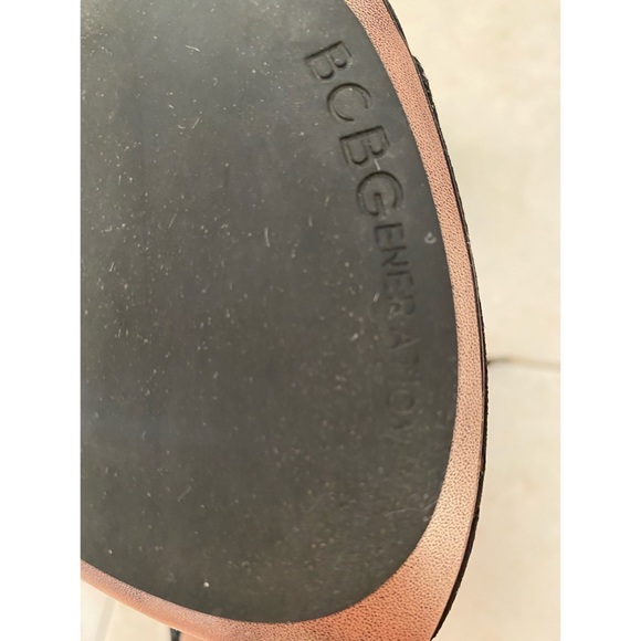 BCBGenerarion suede peep toe booties - Picture 4 of 6